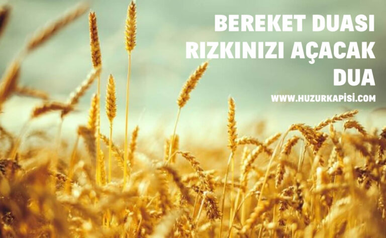 Bereket Duası – Okunuşu Anlamı ve Arapçası