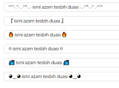 İsmi Azam Tesbih Duası